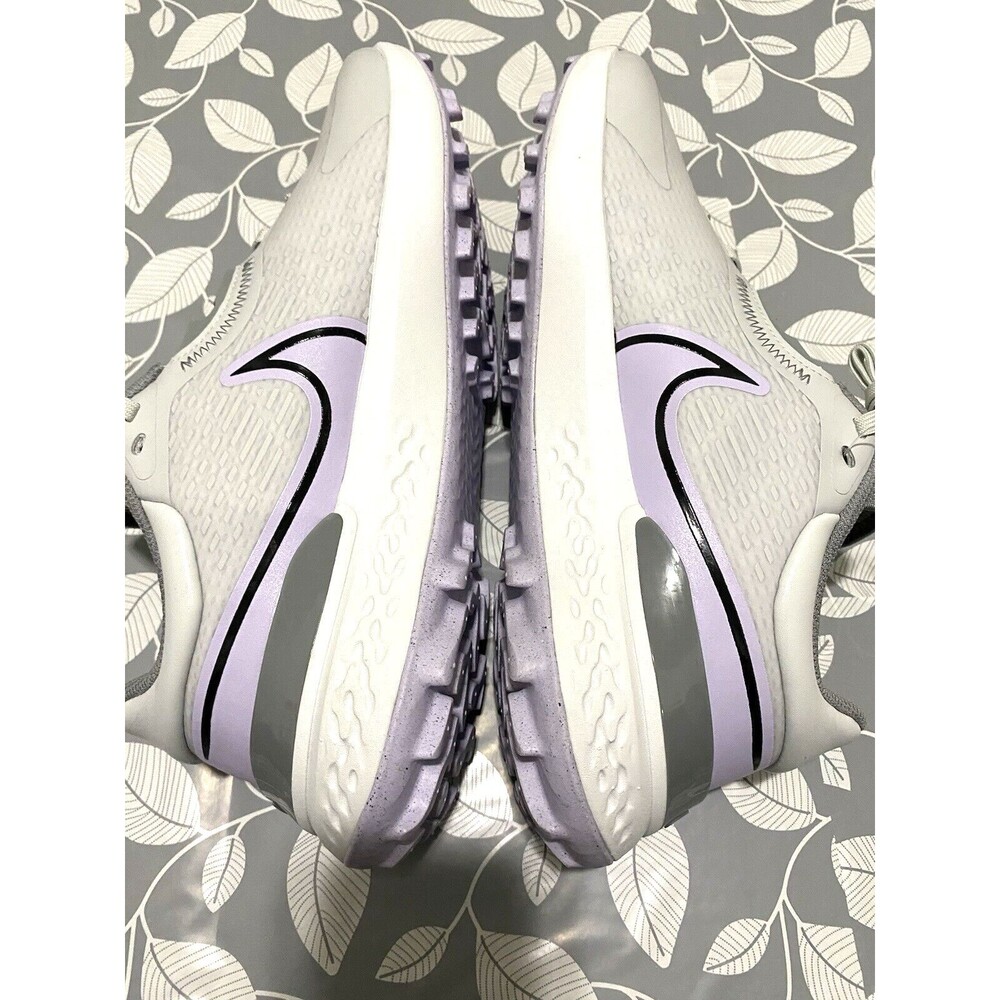 Nike Infinity Pro 2 Golf Shoes Men Gray Lilac White DM8449-005
